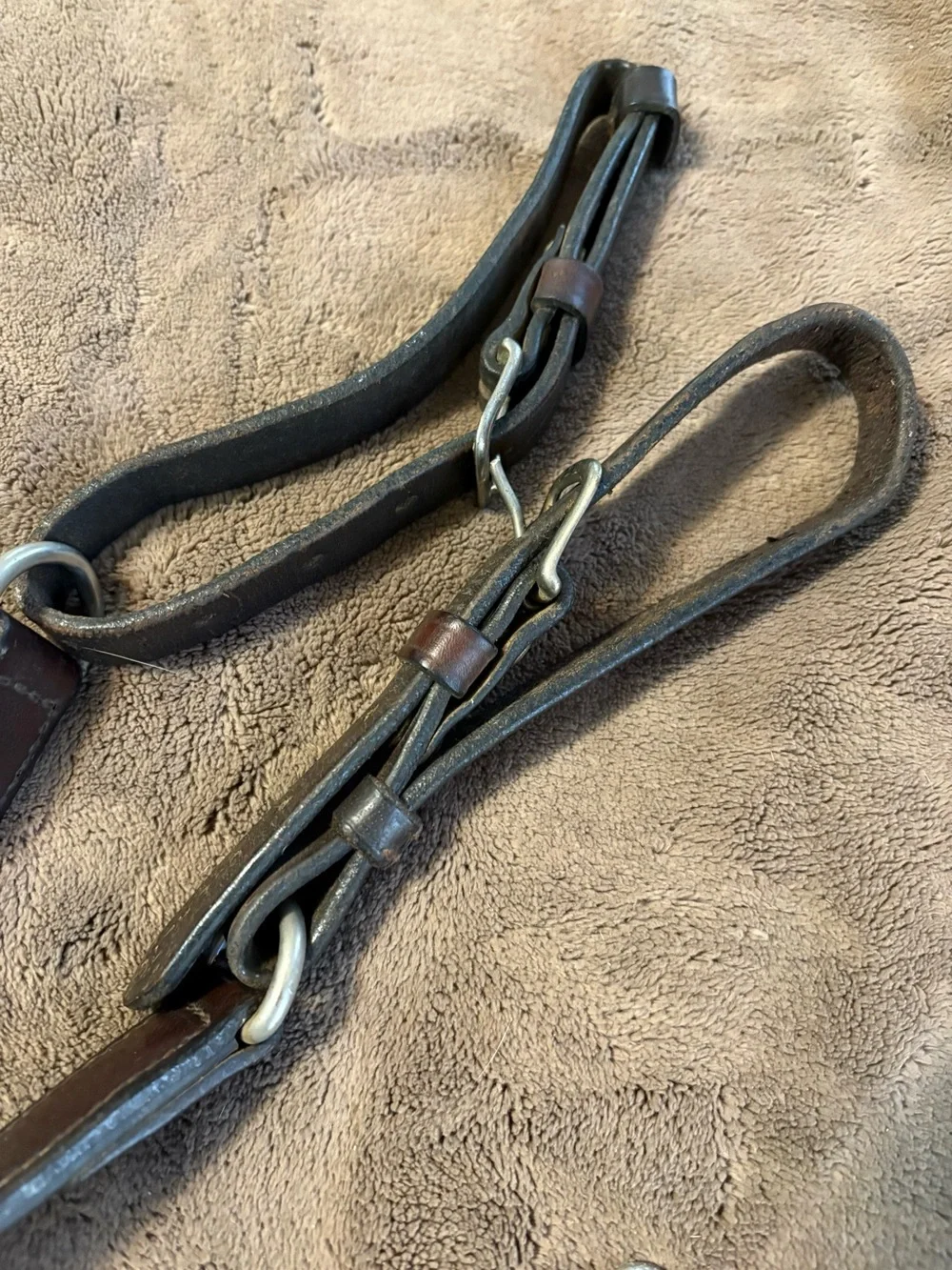 Horse Tack Vintage Billy Royal Silver Western Show Horse Headstall/Breast Collar - Picture 9 of 10
